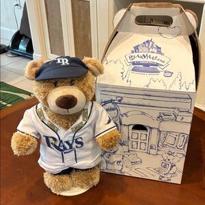 Build-A-Bear Tan Bear in Blue Rays Uniform
